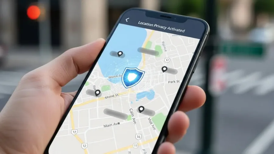 garantir privacidade de localização no celular